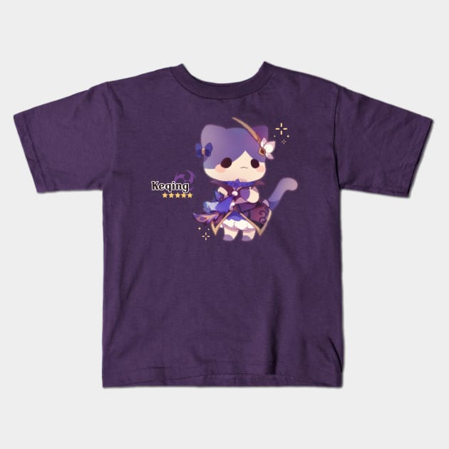 Keqing Kids T-Shirt by Cremechii